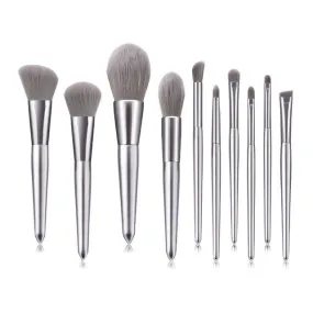 10 Silver Makeup Brushes Makeup Tools Blush Brush