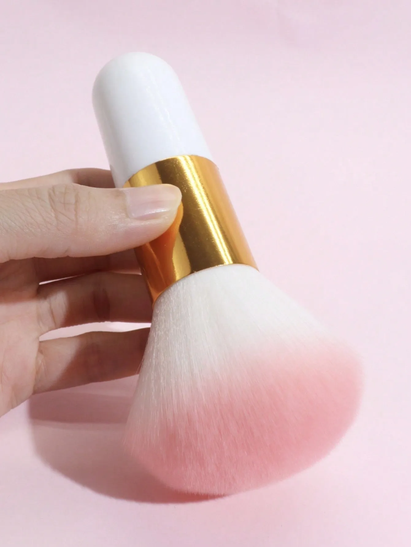 1pc Large Loose Powder Brush, Multifunctional Makeup Tool For Setting And Dusting