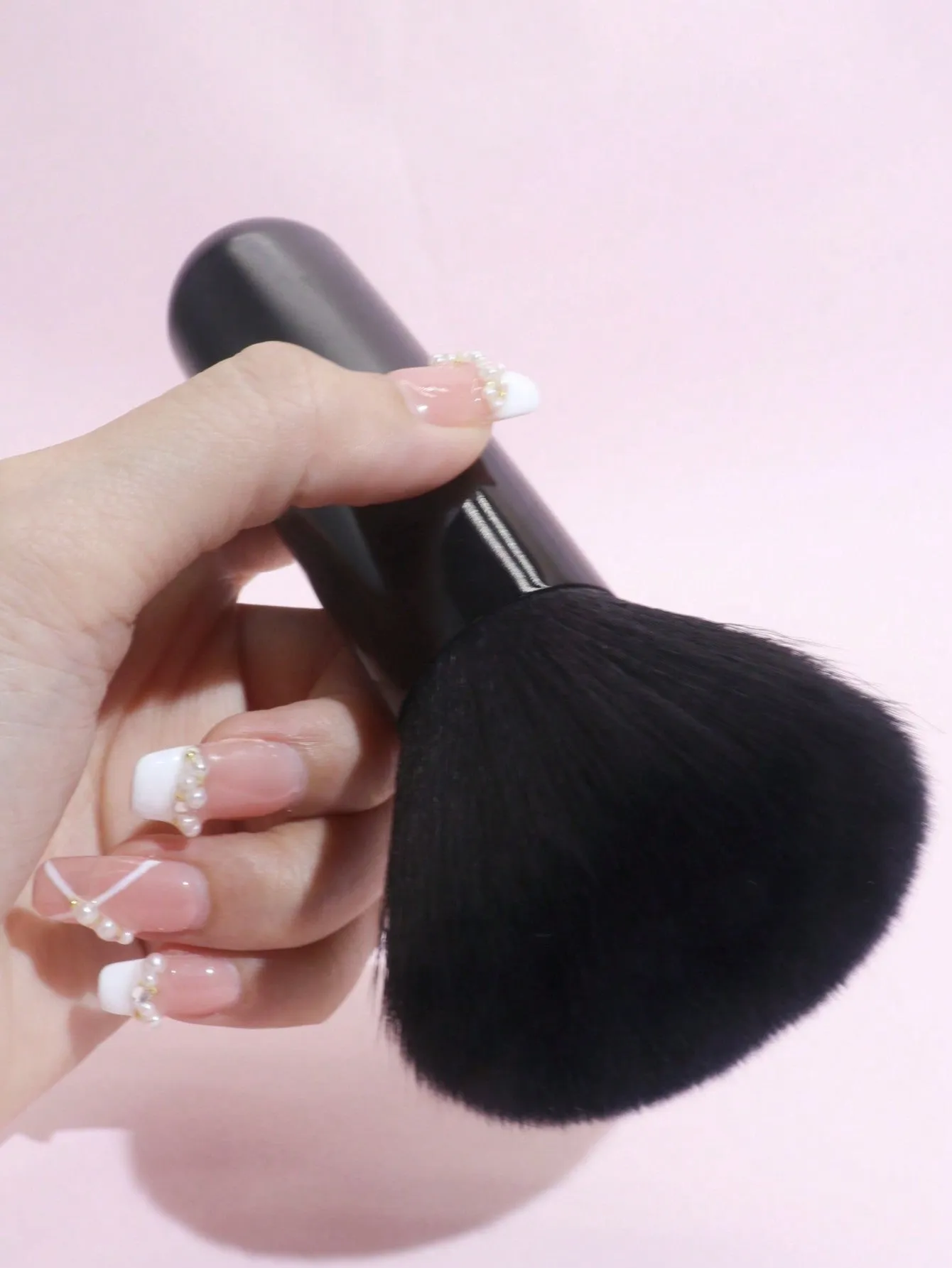 1pc Large Loose Powder Brush, Multifunctional Makeup Tool For Setting And Dusting