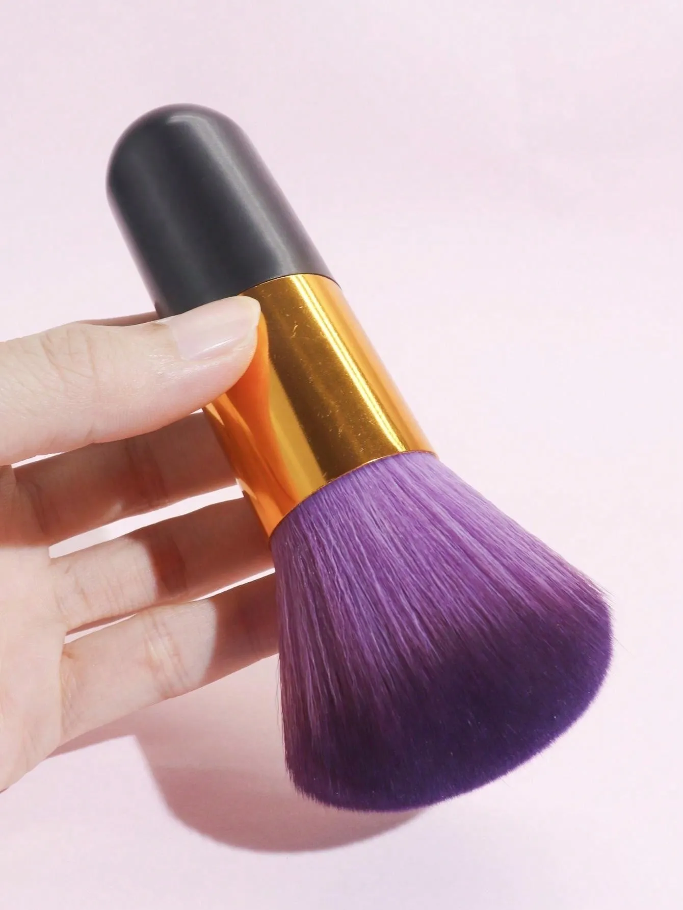 1pc Large Loose Powder Brush, Multifunctional Makeup Tool For Setting And Dusting