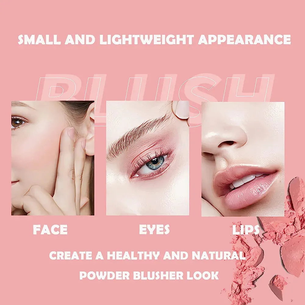 1pcs Long Lasting Cheek Rouge Brighten Face Makeup Blush Blush Palette Female Makeup