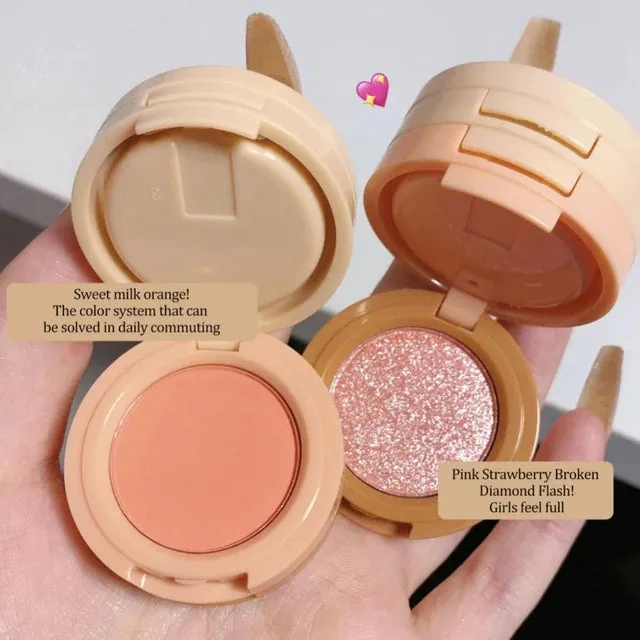 3-in-1 Makeup Palette Blush Highlighter Contouring All-in-one Palette Brightening Tone Retouching Lasting Face Makeup Waterproof