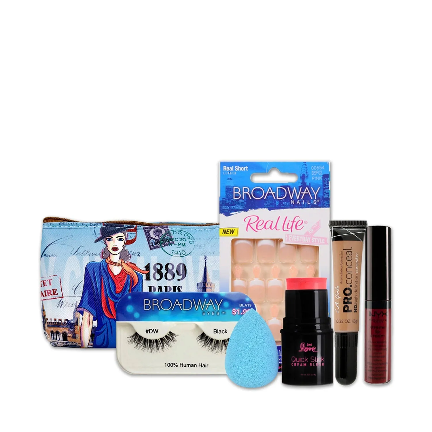 Beauty Bag 7Pcs #Breakfast in Paris