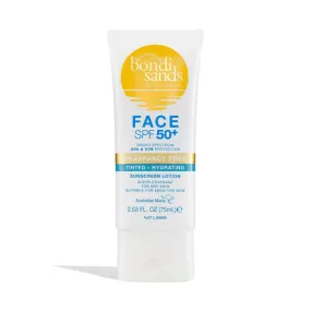 Bondi Sands SPF Fragrance Free 50  Face Tinted - Hydrated 75ml