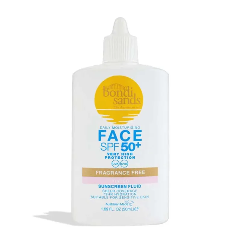 Bondi Sands SPF50  Fragrance Free Tinted Sunscreen Fluid