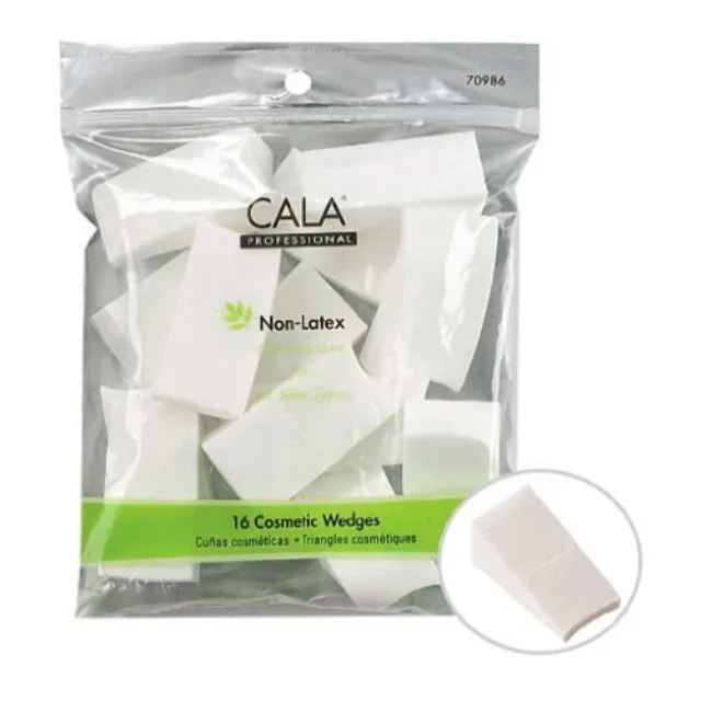 Cala Professional Oil Non-latex Cosmetic Wedges X 16