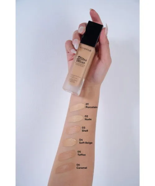 CYBELE ULTRA WEAR FOUNDATION & CONCEALER 03 SHELL