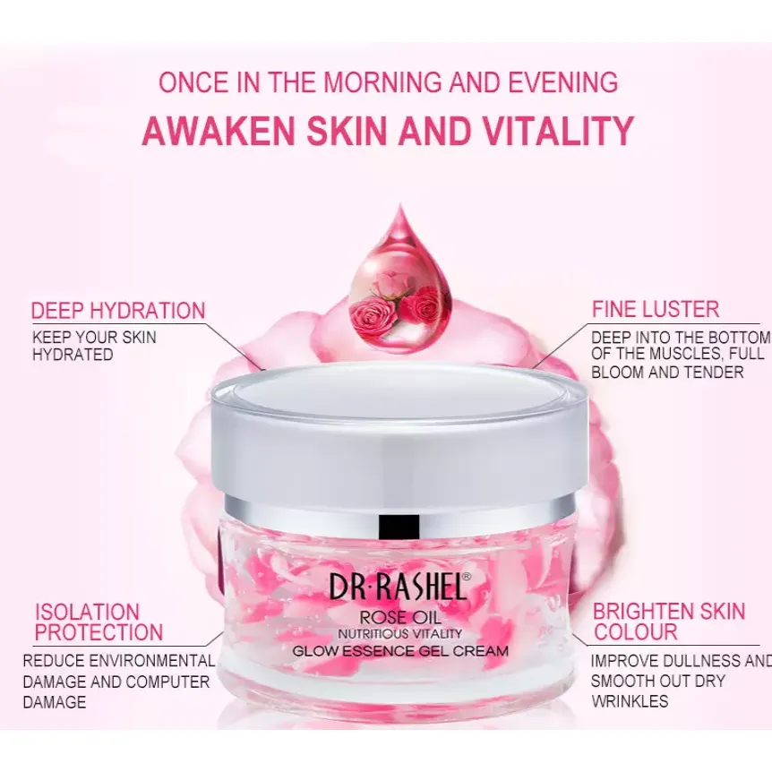 Dr. Rashel Rose Oil Nutritious Vitality Glow Essence Gel Cream