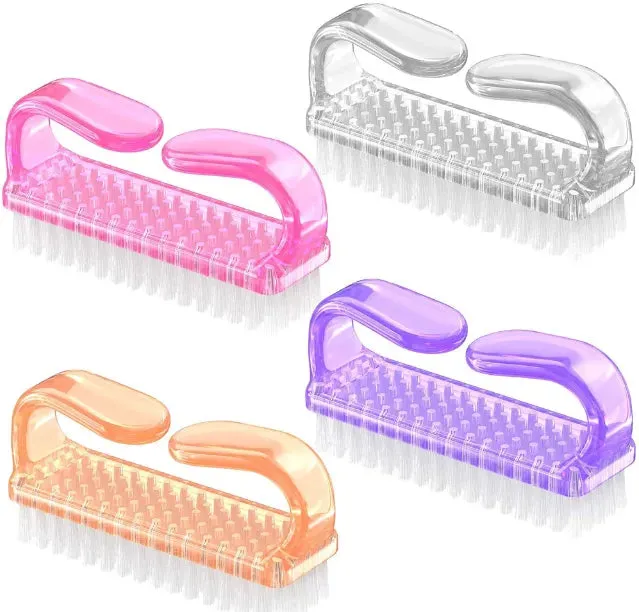 Huxia Beauty 1pcs Multi Color Fingernail Toenail Brush