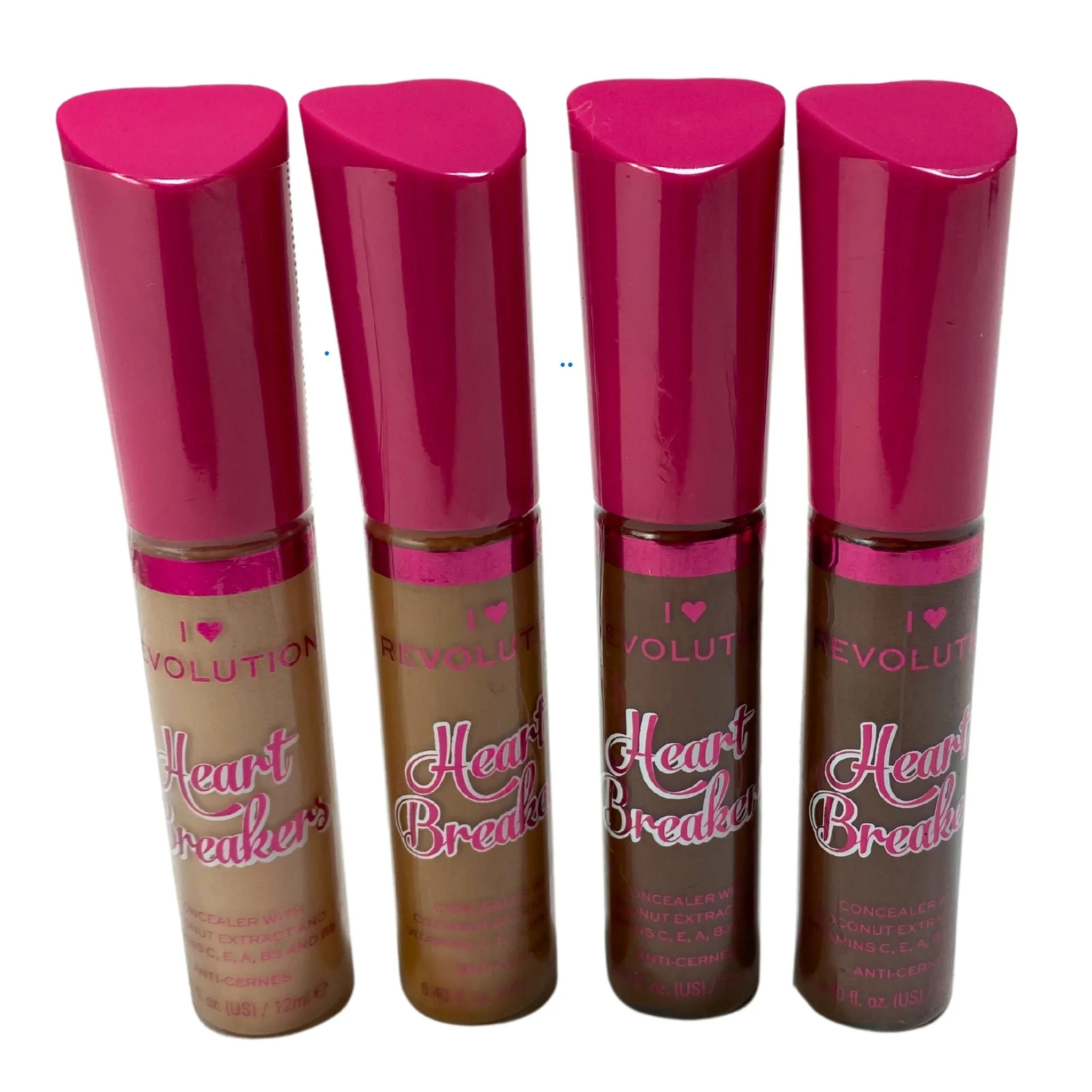 I Heart Revolution Heart Breakers Mix Concealer 0.40OZ (50 Pcs Lot)