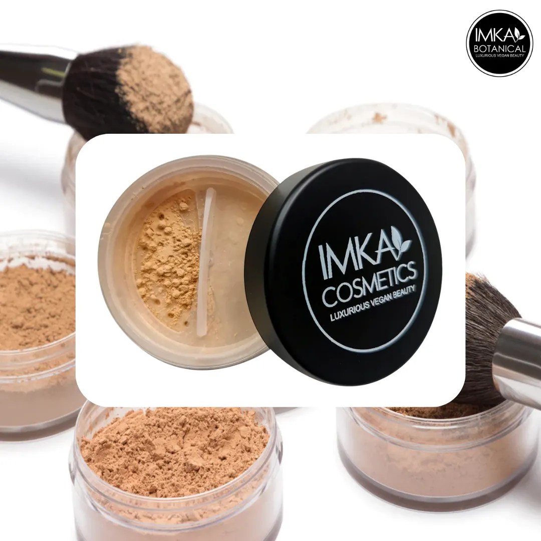 IMKA Vegan HD Mineral Loose Powder - Skin  Weightless Powder.  Silky, oil-free Powder formula.