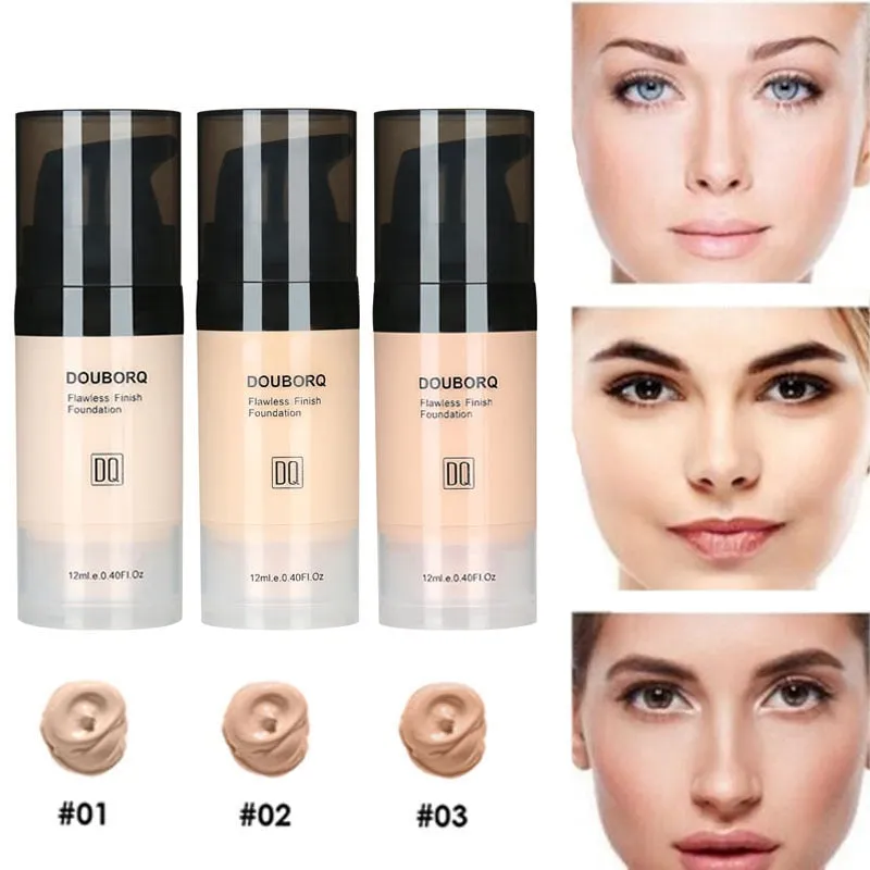 Liquid Foundation Concealer Cream Full Coverage Matte Face Make Up Foundation Cover Concealer Women Facial Makeup Cosmetic