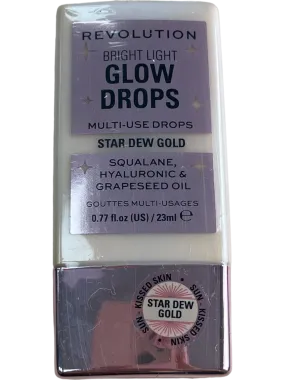 Makeup Revolution Bright Light Glow Drops Golden Star Dew Highlighter