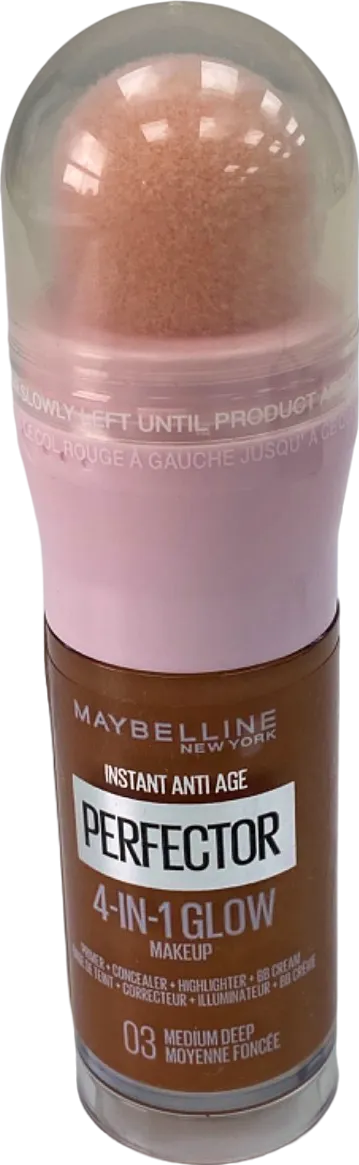 Maybelline Instant Anti Age Perfector 4-in-1 Glow Makeup 03 Medium Deep No Size