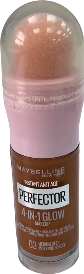 Maybelline Instant Anti Age Perfector 4-in-1 Glow Makeup 03 Medium Deep No Size