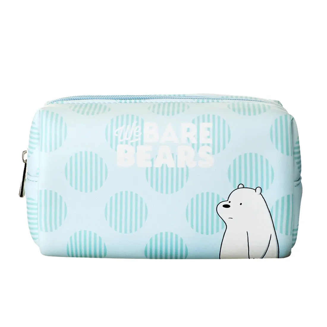 MINISO x We Bare Bears - Cute Rectangle Waterproof Makeup Bag, Mix Pattern