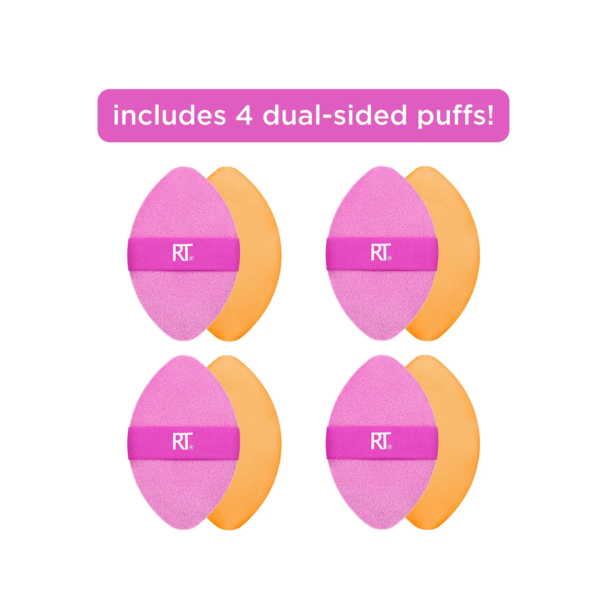 Miracle 2-In-1 Powder Puff 4 Pack