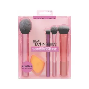 Real Techniques Everyday Essentials Makeup Brush Complete Face Set