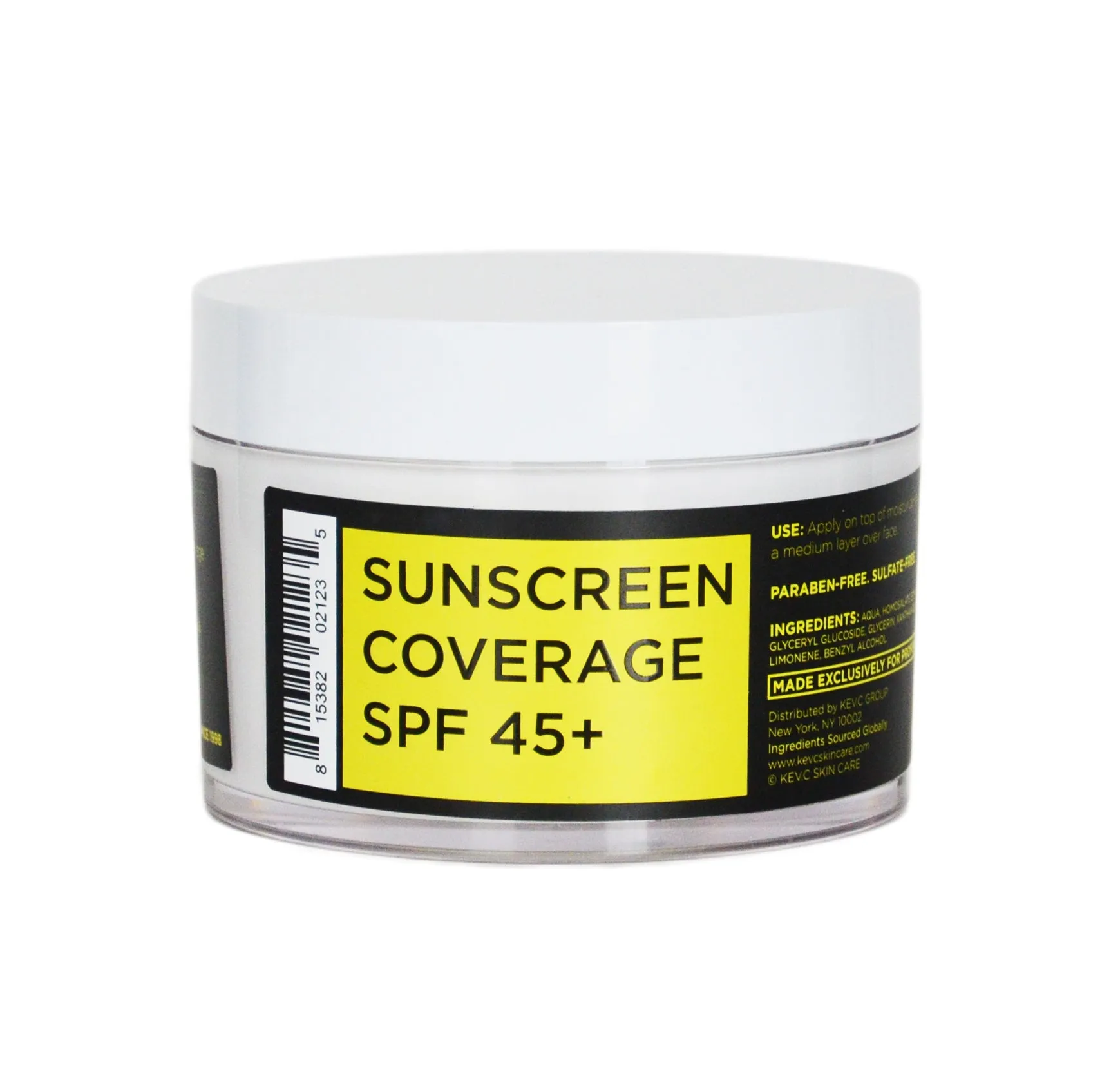 Sunscreen Coverage SPF 45 