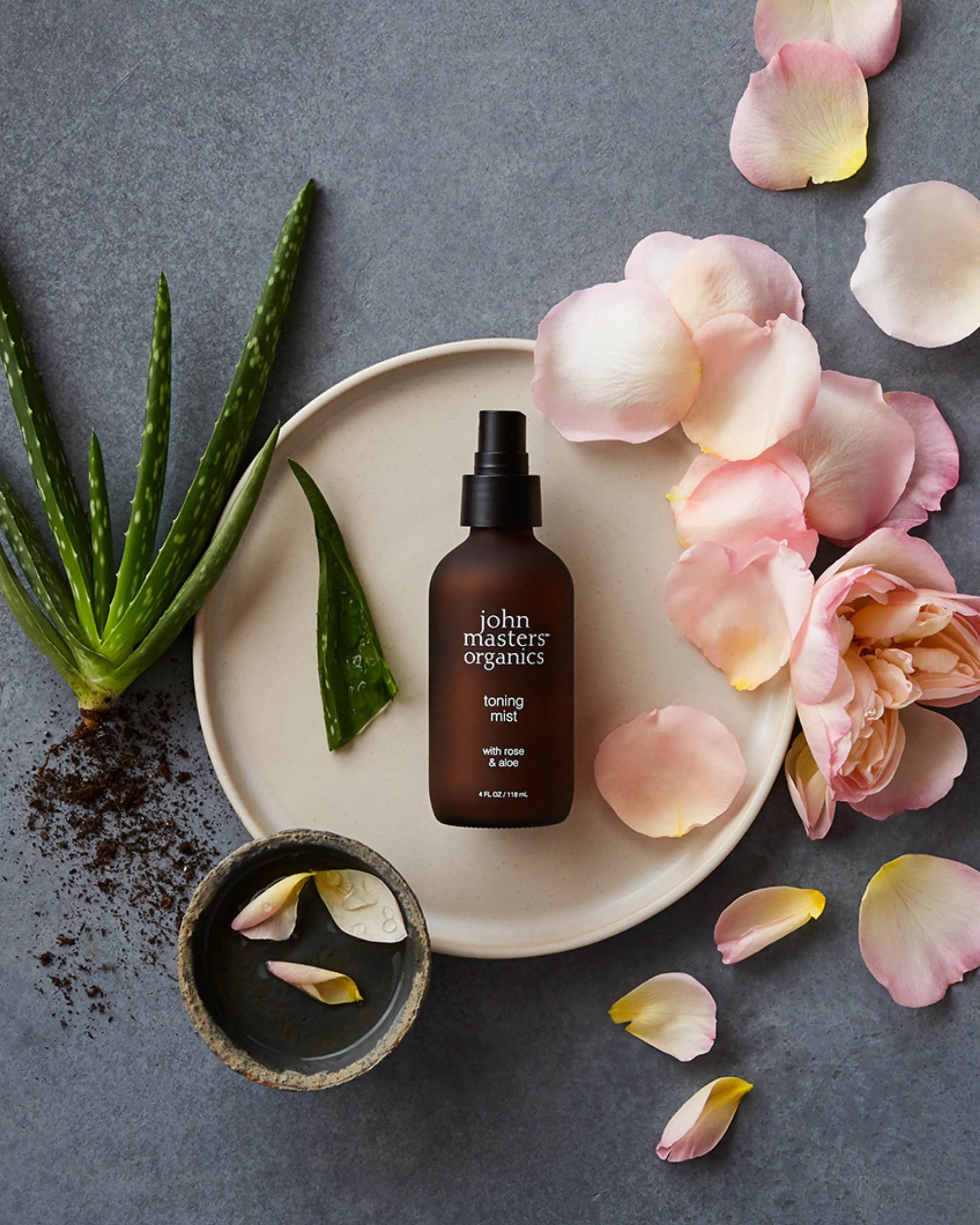 Toning Mist with Rose & Aloe